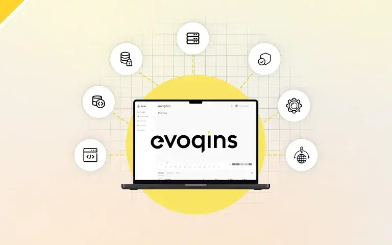 How did Evoqins earn its reputation as the best web app development company in India?